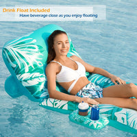 Jasonwell Inflatable Pool Float Adult - Cyan - image 4