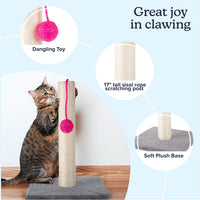 PETMAKER Cat Scratching Post - Gray - image 2