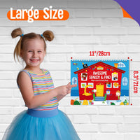SpriteGru search and find book for kids with dry erase markers and storage bag - view 13