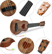 YEZI Toy Classical Ukulele Guitar Musical Instrument for Boys Girls – Fun for Kids & Family - Chestnut - image 3