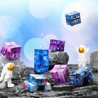 Zhanmai 20 Pieces Galaxy Infinity Cube Fidget Sensory Toy - 45 / Graceful Style - image 4