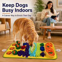 Snuffle Mat for Dogs, Extra Large 32'' x 20'' - Blue-Yellow - image 4