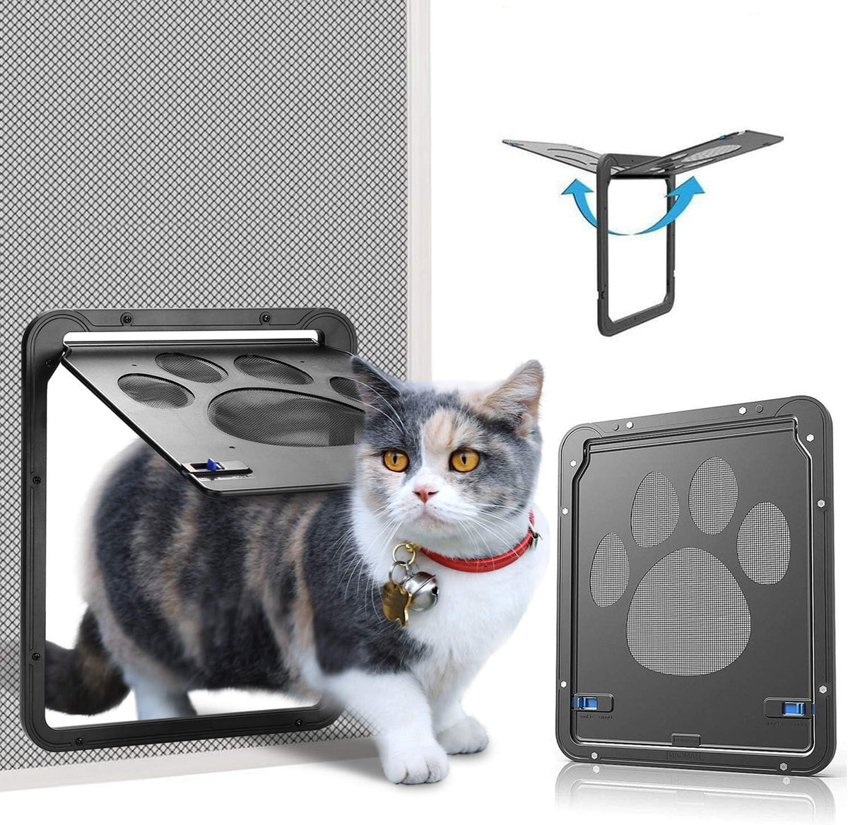 Ownpets Magnetic Cat Screen Door - Small