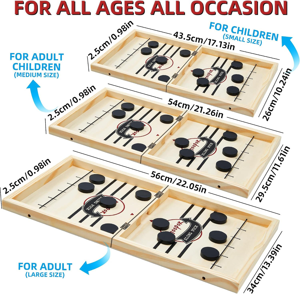 HELLO PAPAYA Fast Sling Puck Game - 4 in 1-XX-Large - image 4