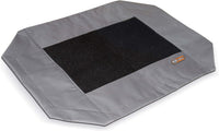 K&H Outdoor Elevated Dog Bed Pet Cot Replacement Cover - Gray/Black Mesh / Medium (Pack of 1)