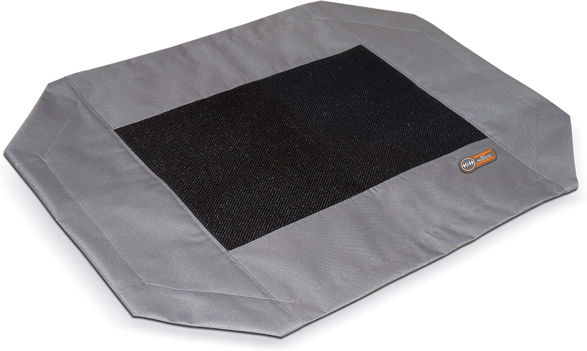K&H Outdoor Elevated Dog Bed Pet Cot Replacement Cover - Gray/Black Mesh / Medium (Pack of 1)