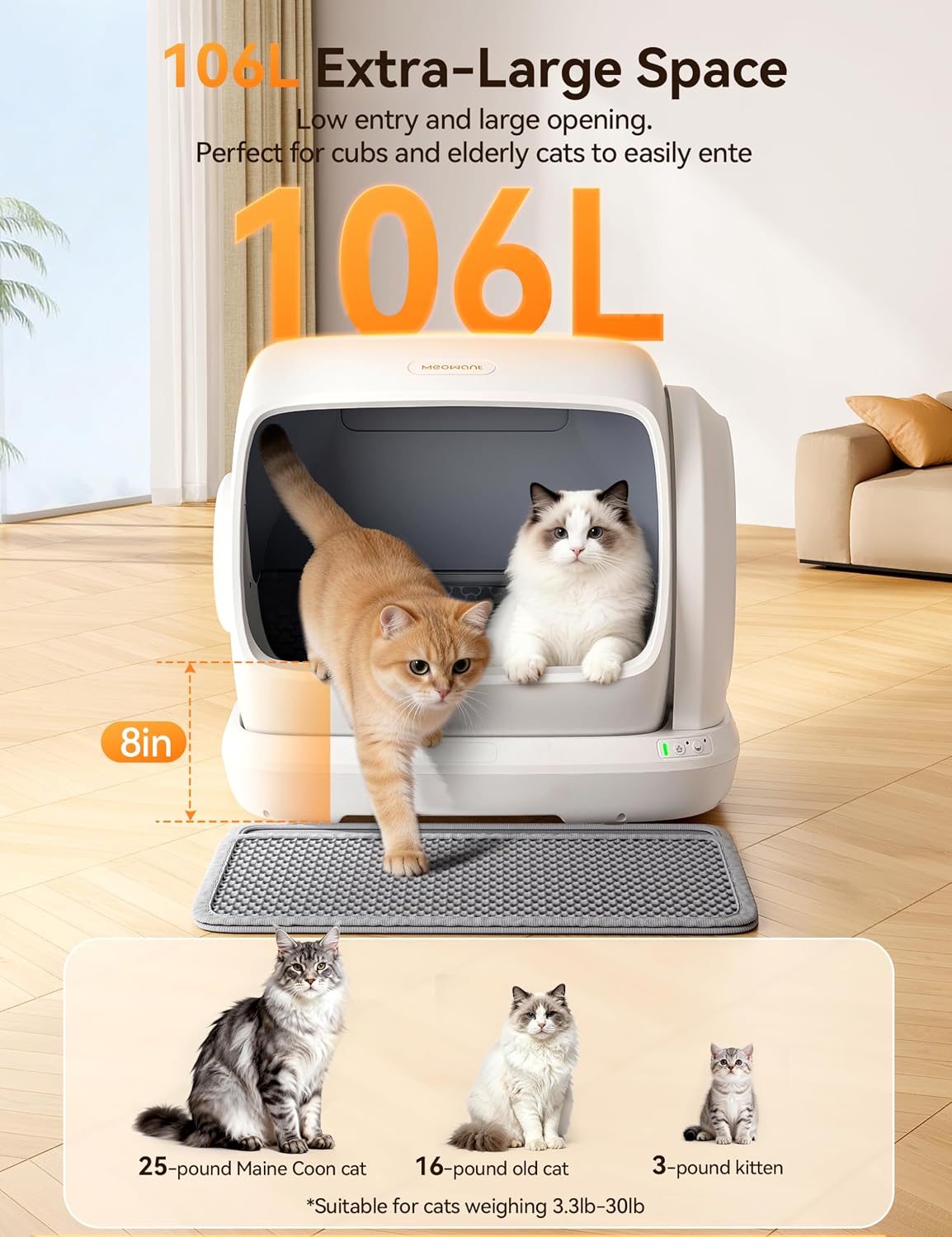 Meowant Self-Cleaning Cat Litter Box - image 2