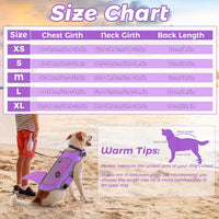 Dog Life Vests for Boating and Swimming, Dog Life Jacket – Essentials for Dogs - Lilac / Small - image 2