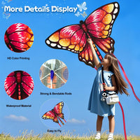 Kite for Kids Ages 4-8-12 & Adults - 5Pcs Butterfly Kites - image 4