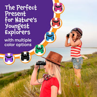 Think Peak Blue Binoculars Science Toy for Kids Ages 3-12 Years - Purple - image 4