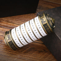 FUNDASTIC Da Vinci Code cryptex puzzle box in zinc alloy with five letter rings - view 9