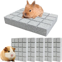 Hamiledyi 6PCS Rabbit Scratching Pads Bunny Lava Grinding Claw Pads Small Animal Foot Pads Hamster Scratch Board Chew Toys for Gerbil Chinchilla Hedgehog Guinea Pig Cage Accessories