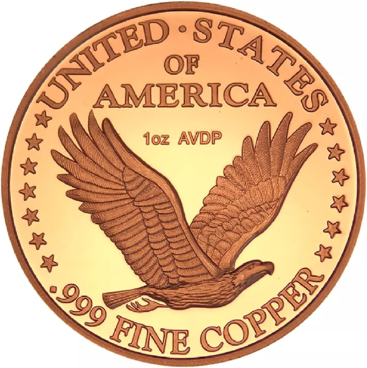 Unique Metals Walking Liberty 1 oz .999 Copper Rounds - Standing Liberty Copper - image 3