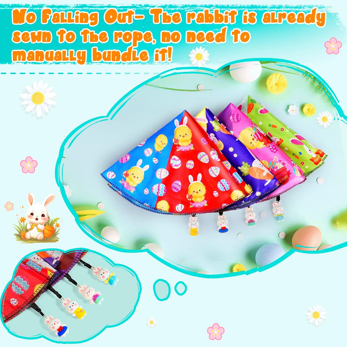 CPSYUB 6 Christmas mini parachute toys with bell keyring accessories - view 17
