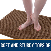 OLANLY Dog Door Mat for Muddy Paws 30x20 - 44" X 24" / Mocha - image 3