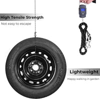 Long Cat Leash Reflective Pet Rope for Yard Walking Training Outdoor - black / 15 ft - image 4