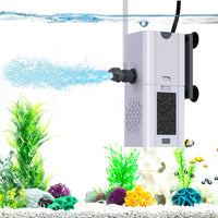 265 GPH 4-In-1 Aquarium Filter - 7 W-132 GPH