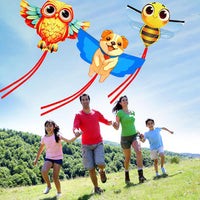 HENGDA KITE cartoon bee kite with yellow body, light wings and long tail - view 18