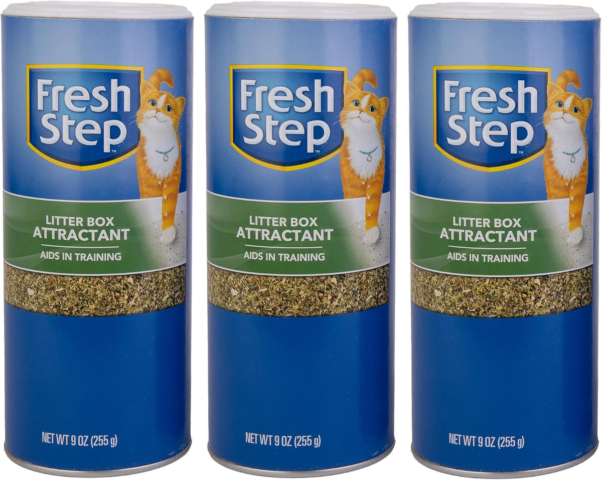 Fresh Step Cat Litter Box Training Attractant Powder - 9 Ounce (Pack of 3)