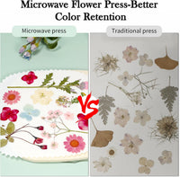 Aboofx Microwave Flower Press 6.3" 3 Layers Fast Drying Pressed - 6.3 x 6.3 inches - image 3