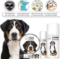 The Blissful Dog Greater Swiss Mountain Dog Unscented Nose Butter, 1-Ounce