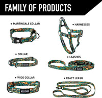Wolfgang Heavy Duty Martingale Dog Collar with Quick Release Nylon - WesternSky Print / Large (1 Inch x 18-22 Inch) - image 4