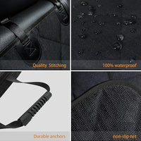 Bench Dog Car Seat Cover for Back Seat Waterproof Seat Covers Durable Scratch Proof Nonslip, Protector for Pet Fur & Mud Washable Backseat Cover for Cars Armrest Compatible