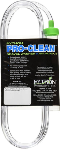 Python Pro Clean-Mini 1" x 6" Tube with 6 ft. Hose – Essentials for Fish - 1 Count (Pack of 1)