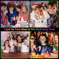 OLUPP LED light up rings in six shapes and colors, 48 pack - view 5