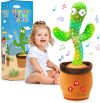 Qularlans Dancing Talking Cactus Toy for Girls Boys Interactive Gifts – Fun for Kids & Family - Non-rechargeable