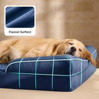 Bedsure Orthopedic Dog Bed Medium Washable Original Design - Blue Navy / 48"l X 35"w X 8"th - image 2