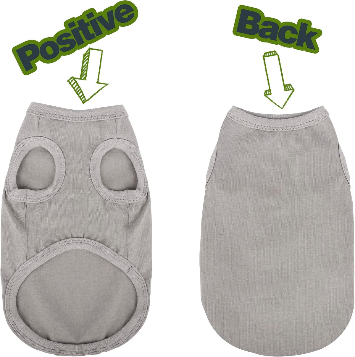 Elevate Your Dog's Fashion Quotient with Colorful and Breathable - L-(15~23lb) | Chest(~20") / Black Green and Gray - image 2