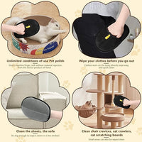 Pet Hair Removal Glove for Cats & Dogs, New Upgraded Electrostatic Pet Hair Gloves, Reusable Pet Hair Remover Tool for Clothing, Couch, Carpet, Car Seat