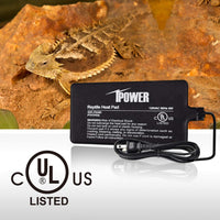 iPower 4 by 7-Inch Reptile Heating Pad Under Tank Terrarium Heater - Black-1 Pack / 4" X 7" / Heat Pad - image 4