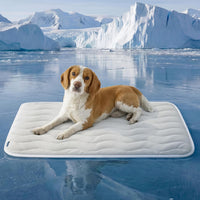 Bedsure Cooling Mat for Large Dogs - 35" x 23" (L-Crate) / Grey