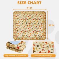 Washable Pee Pads for Dogs, Nonslip and Leak-Proof Dog Pee Pads - Thanksgiving Orange / 36" x 41" (2 Pack) - image 3