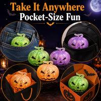 New 6 Packs-Halloween Squishies Toys Slow Rising - 3pc Pumpkin - image 4