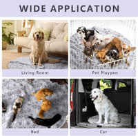 4 Pack Washable Whelping Pad Whelping Supplies Absorbent Reusable - Gray / 36 Inch - image 4