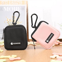 Dog Treat Pouch 2 PCS, Waterproof Small Dog Treat Bag for Leash, Hands Free Dog Walking Bag with Carabiner, Dog Poop Bag Holder for Pet Puppy Travel or Outdoor Use, Zipper Closure to Avoid Spilling