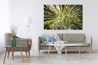 Nature Wall Art Prints - Ocean Forest Mountain Lake Canvas Landscapes - Small to Extra Large Living Room Bedroom Kitchen Bathroom Décor (Serenity in the Forest, 55L" x 83W"- 3 Panels)