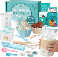Tovla Jr. Kids Gummy Making Kit, Real Reusable Candy Science - Ice Cream Making Kit