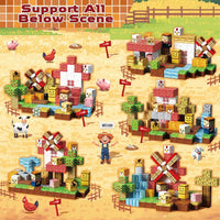 GraceDuck 300 PCS Magnetic Blocks, Magnetic Building Blocks - Farm - image 3