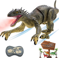 MAMABOO Remote Control Mosasaurus Dinosaur Toys for Boys Kids - Green