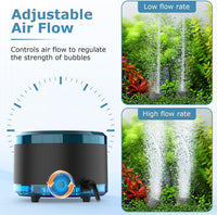 hygger Aquarium Air Pump Dual Outlet - 4W (Up to 120 Gallon) - image 2