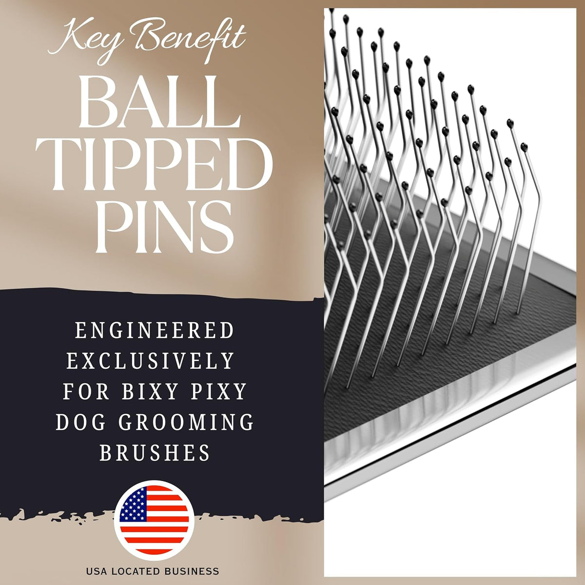 Poodle Comb with Rotating Teeth - Tiny Bruh - image 2