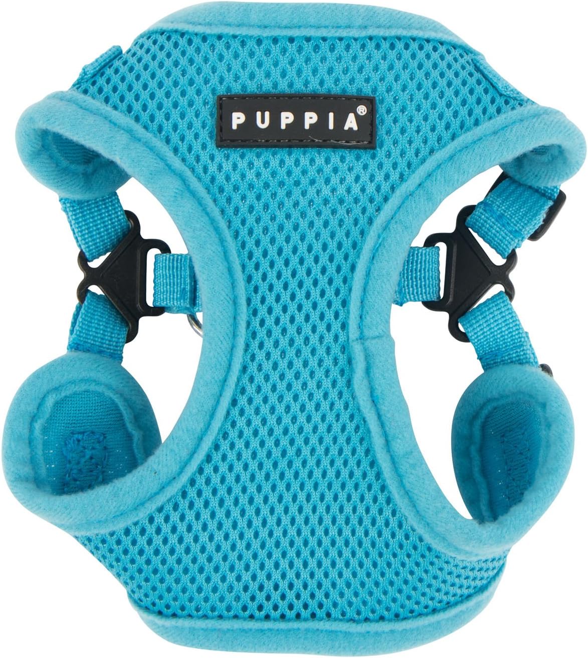 Puppia PARA-HC1533-CA-M Camo Soft Harness C Pet-Vest-Harnesses - Large / SKY BLUE