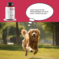 animaux – in Motion 365 for Dogs, Joints, Bones, Mobility, Ligaments and Tendons, Green-Lipped Mussel, Willow Bark and Devil’s Claw, Natural Pain Relief, 60 Chewable Tablets, 60 Days Supply