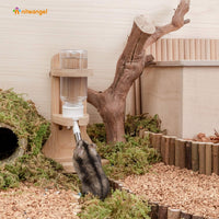 Niteangel Water Bottle with Stand for Syrian Dwarf Hamsters Gerbils - White - image 2