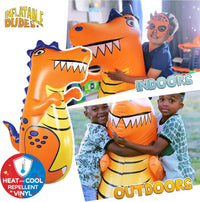 Inflatable Dudes kids punching bag bop bag, 47 inch, with sand-filled base in a ninja design - view 23