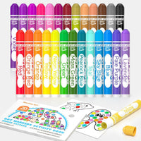 Shuttle Art Dot Markers, 15 Colors Washable Markers for Toddlers - 26 Colors / 26